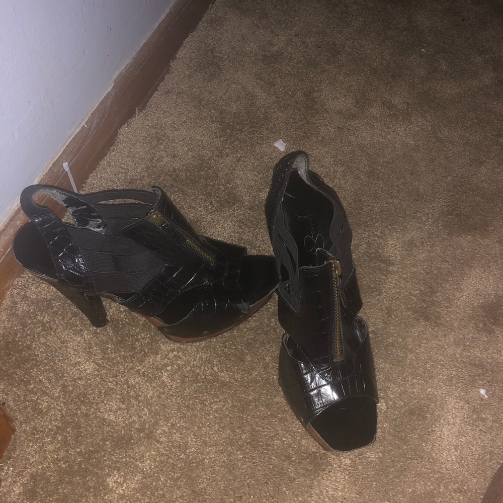 Jessica Simpson Black Heels